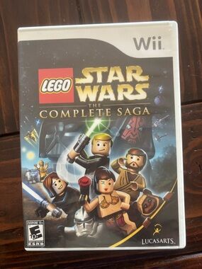 LEGO Star Wars: The Complete Saga (Wii) - Black Game Case